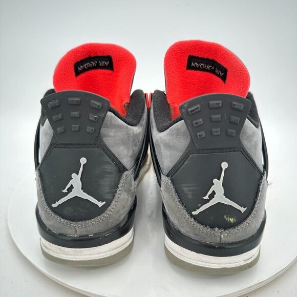 Nike Air Jordan 4 Youth Sz 6.5Y Women 8 408452-061 Infrared Grey Red Black Shoes - Picture 5 of 11